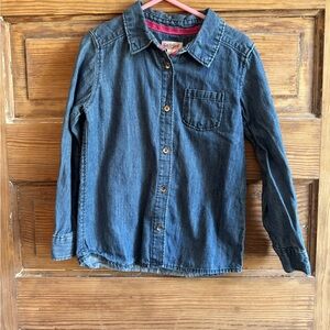Cat & Jack Dark Blue Button-Down Shirt